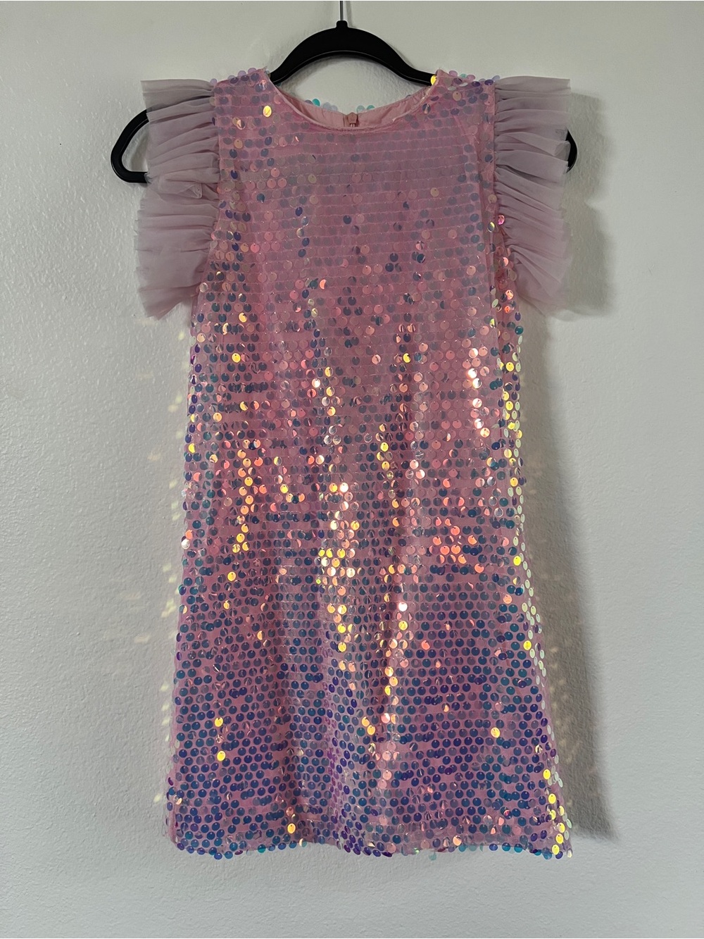 Nora Madison Pink Iridescent Sequin Dress Dress